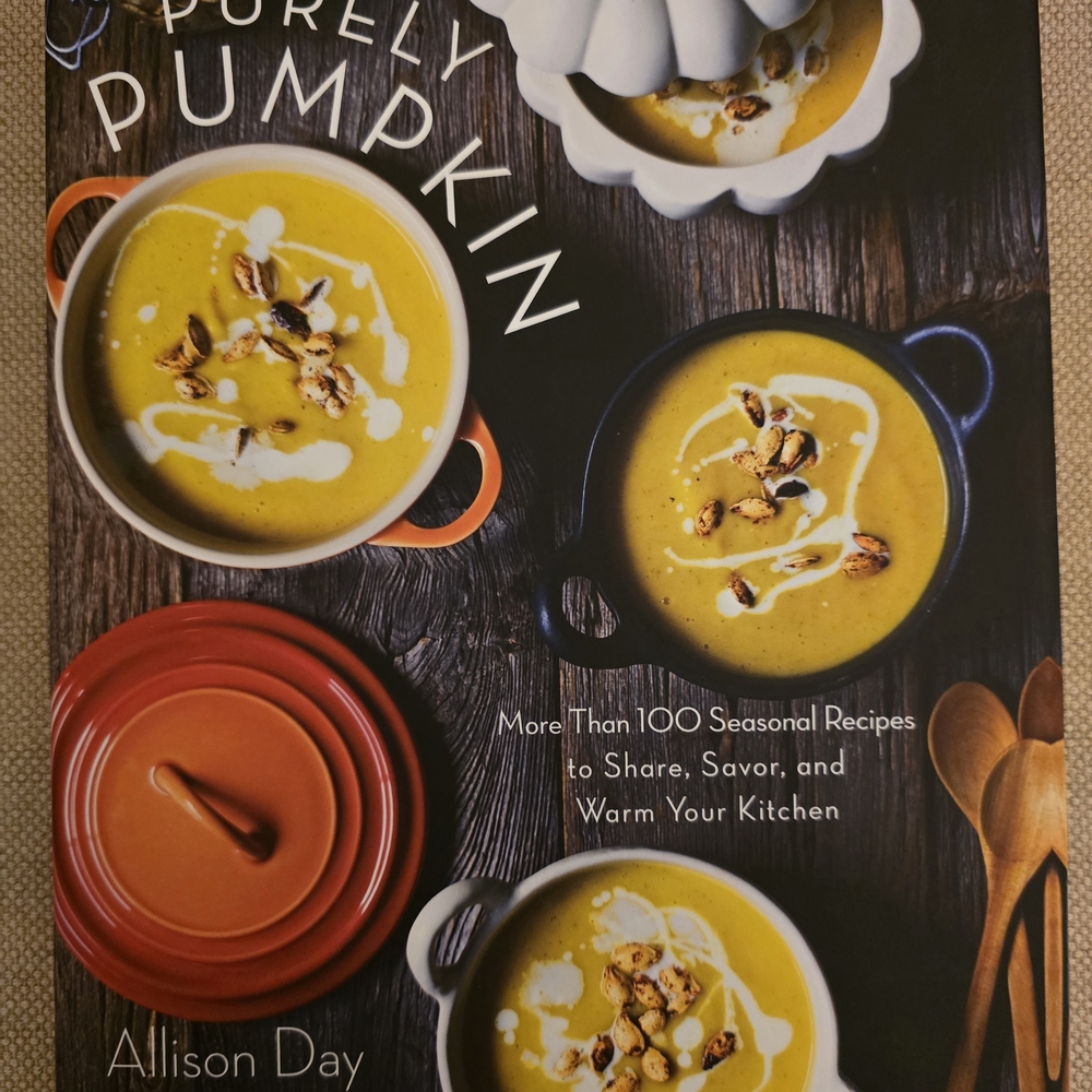 Allison Daley Pumpkin Delight Cookbook - Orange and White